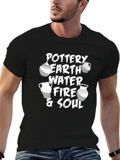 Camiseta Negra - Alfarería Tierra Agua Fuego y Alma