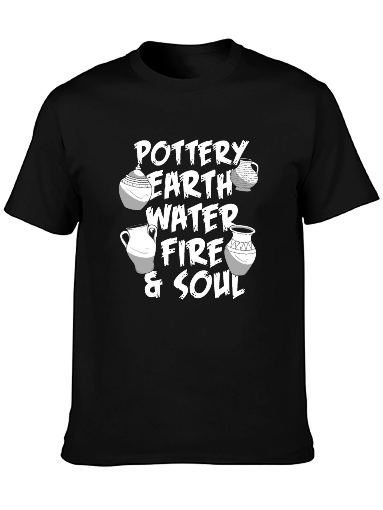Camiseta Negra - Alfarería Tierra Agua Fuego y Alma