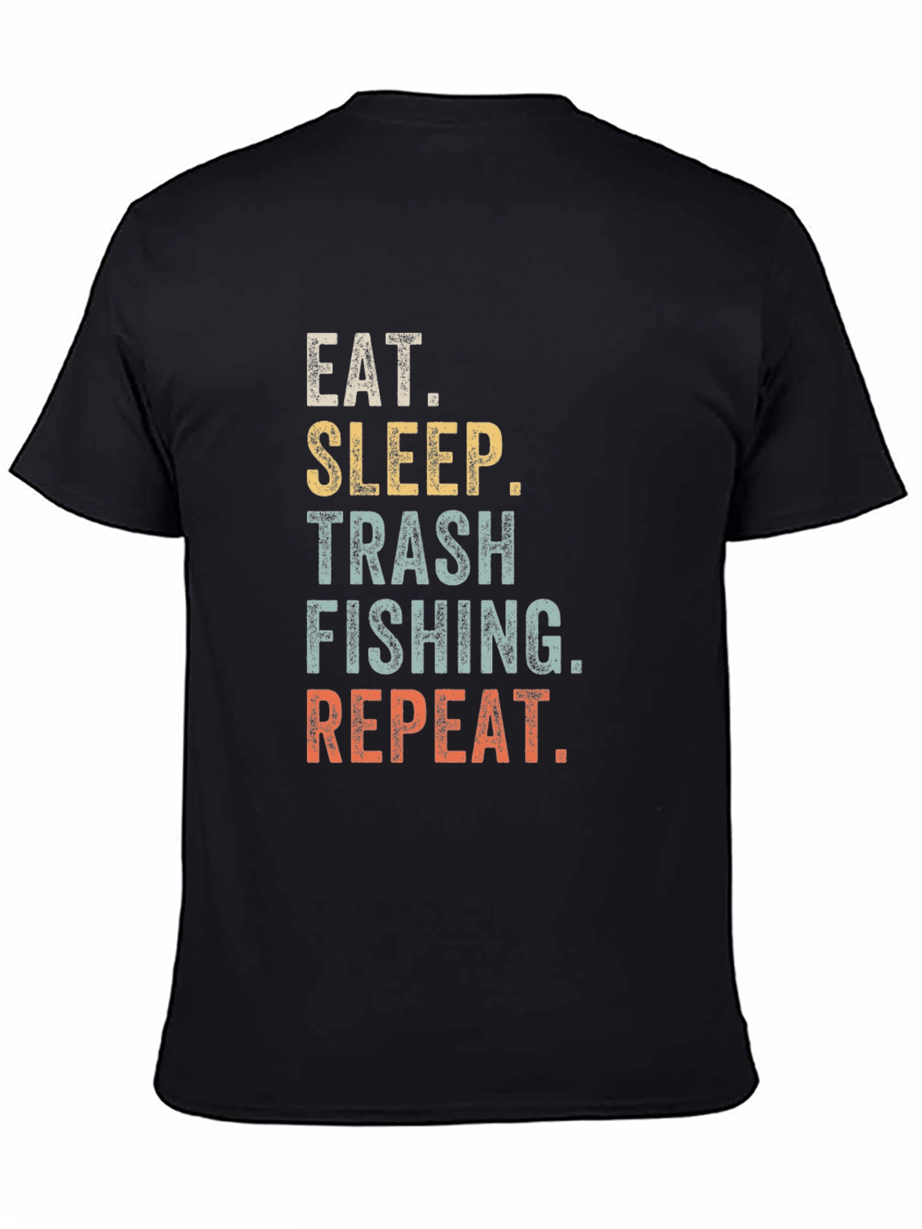 Camiseta Eat Sleep Trash Fishing Repeat para Hombre