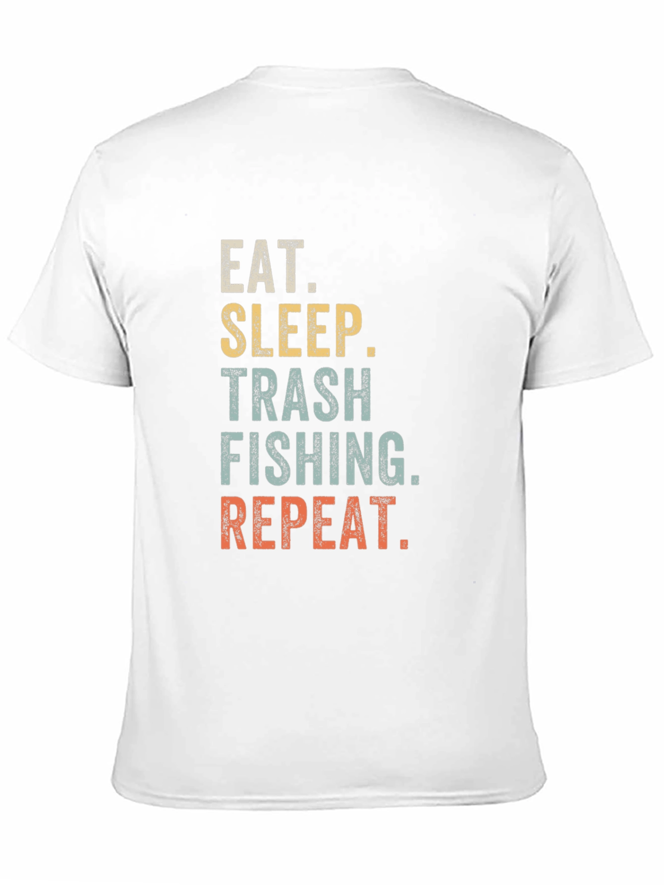Camiseta Eat Sleep Trash Fishing Repeat para Hombre
