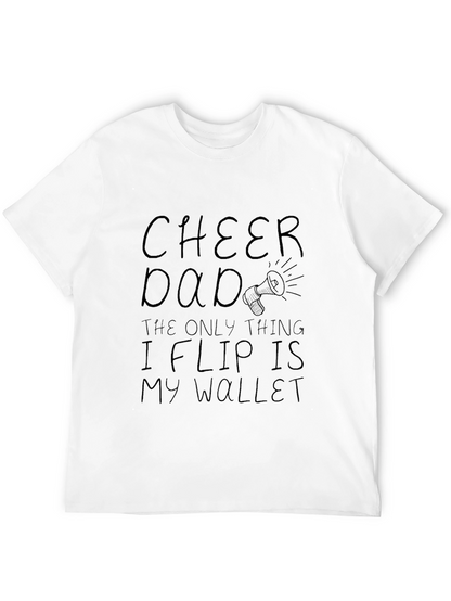 Camiseta Negra Cheer Dad
