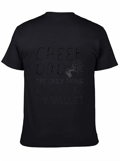 Camiseta Negra Cheer Dad