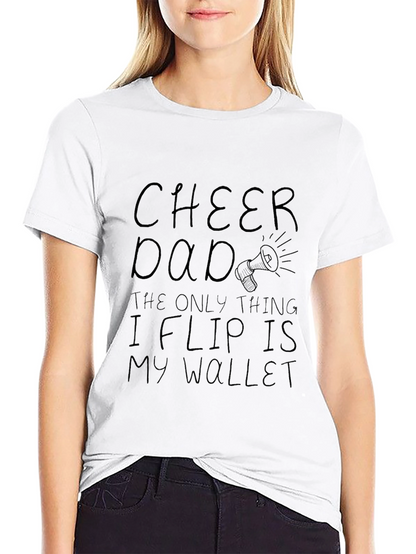 Camiseta Negra Cheer Dad