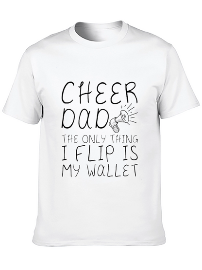 Camiseta Negra Cheer Dad