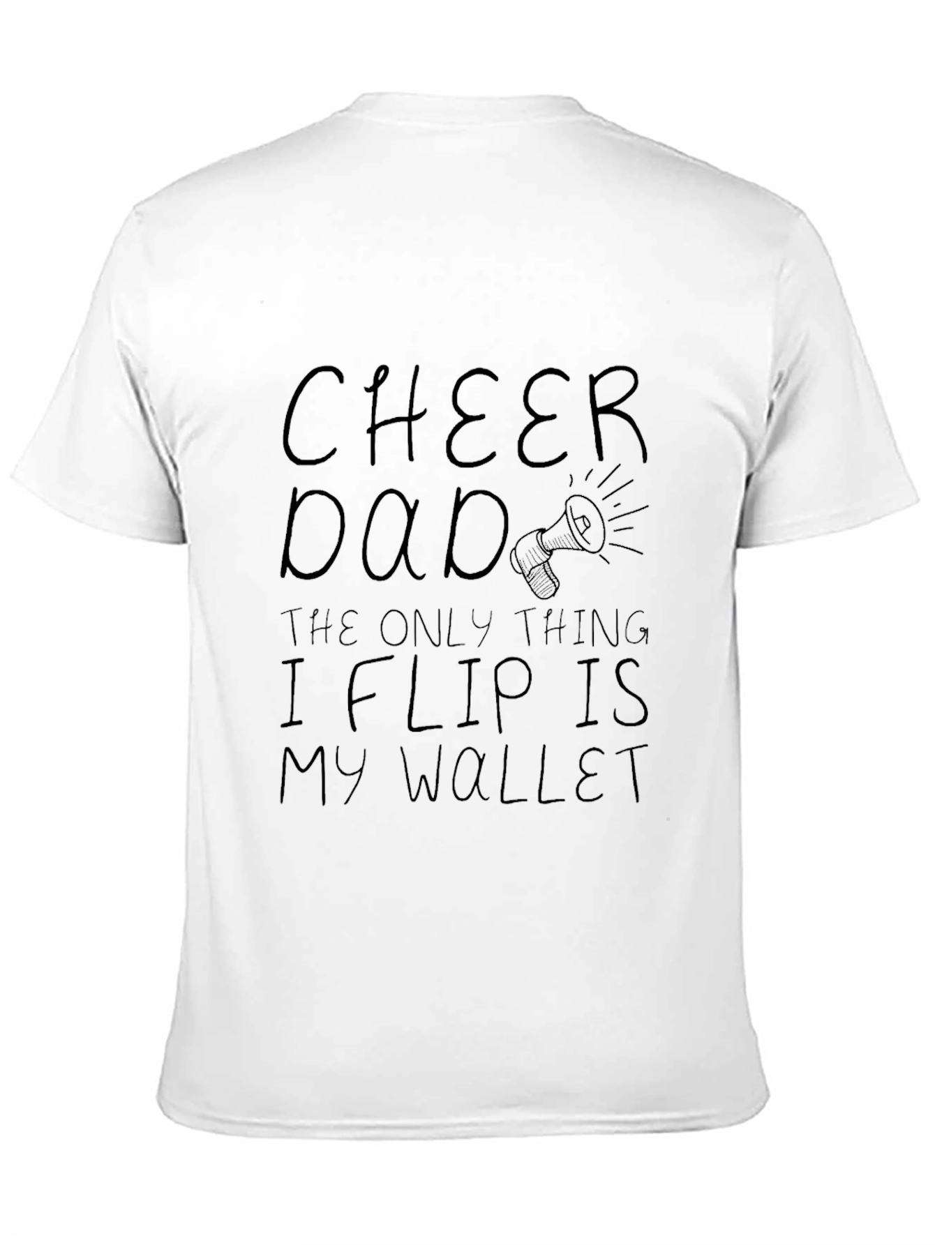 Camiseta Negra Cheer Dad