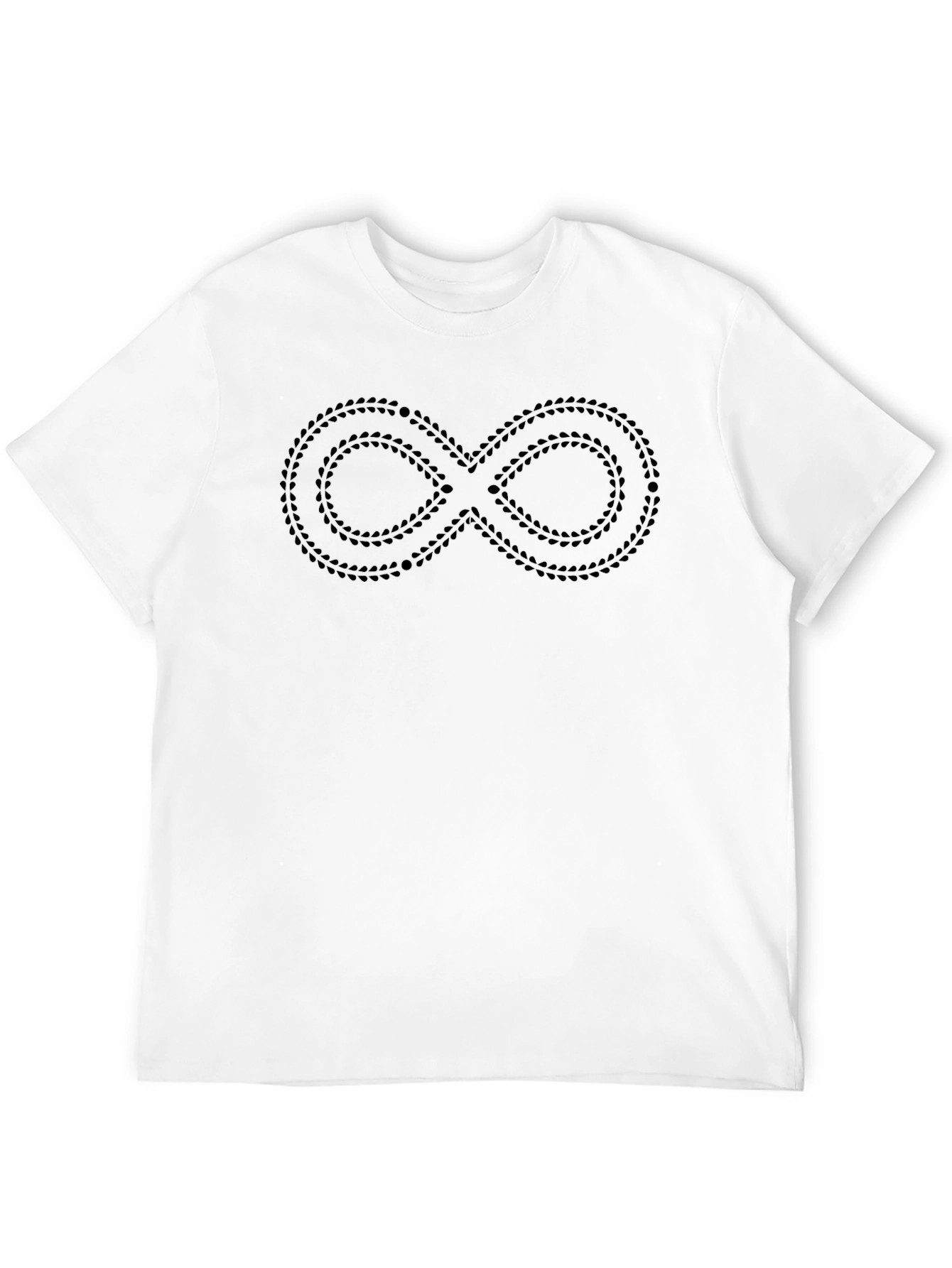 Camiseta Negra con Símbolo de Infinito