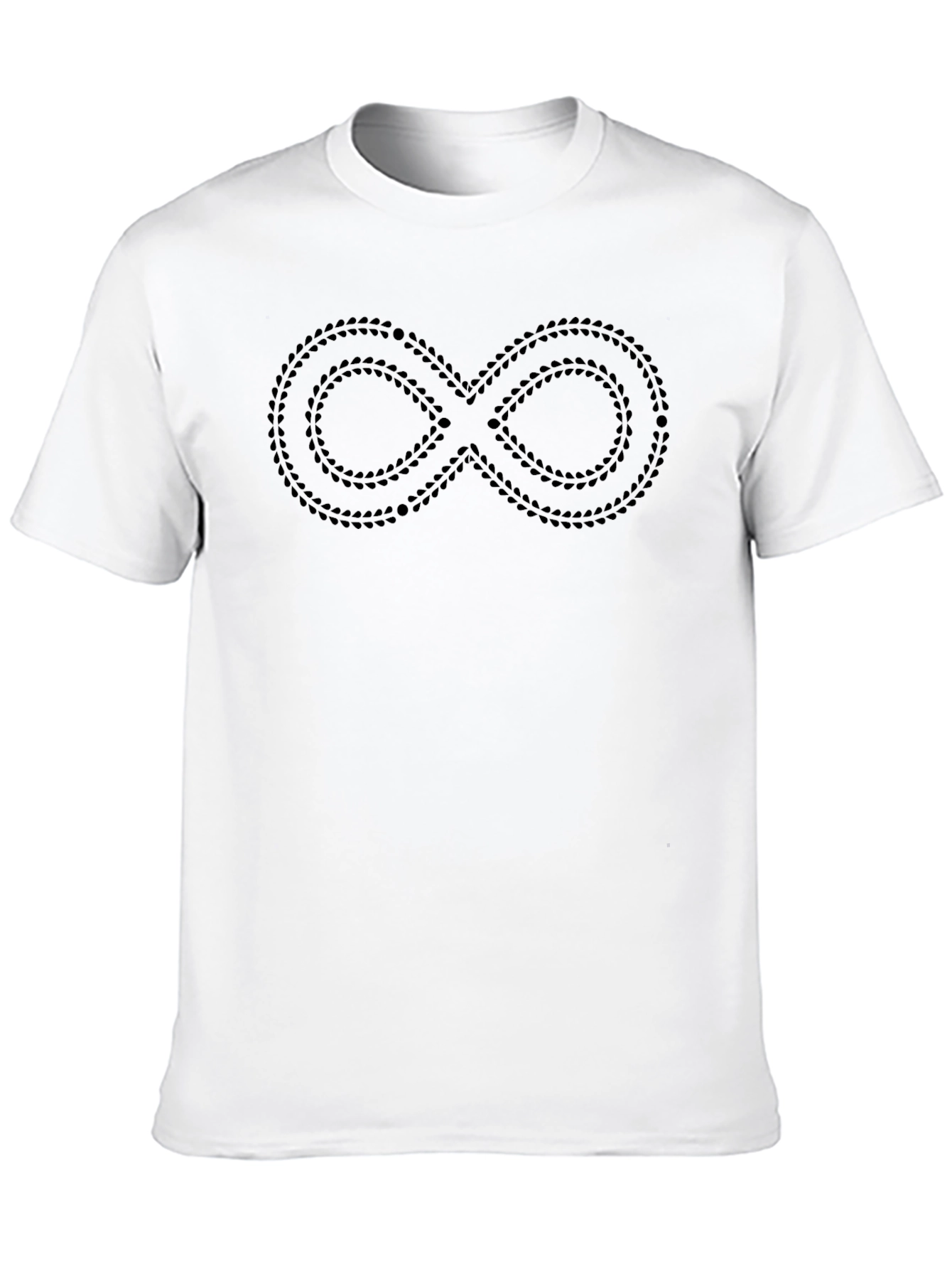 Camiseta Negra con Símbolo de Infinito
