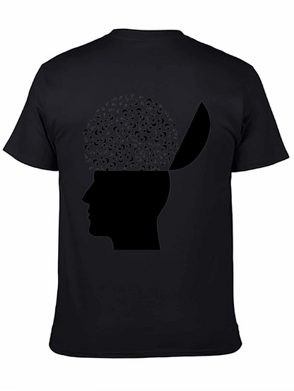 Camiseta Hombre: Mente Abierta Cuestionamientos