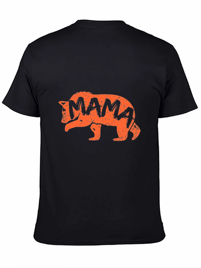Camiseta Negra Oso Mama