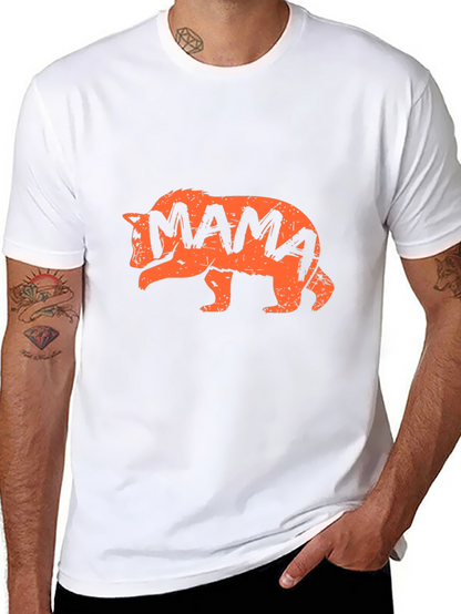 Camiseta Negra Oso Mama