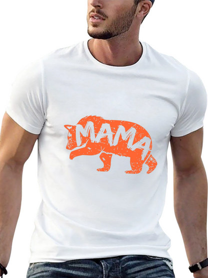 Camiseta Negra Oso Mama