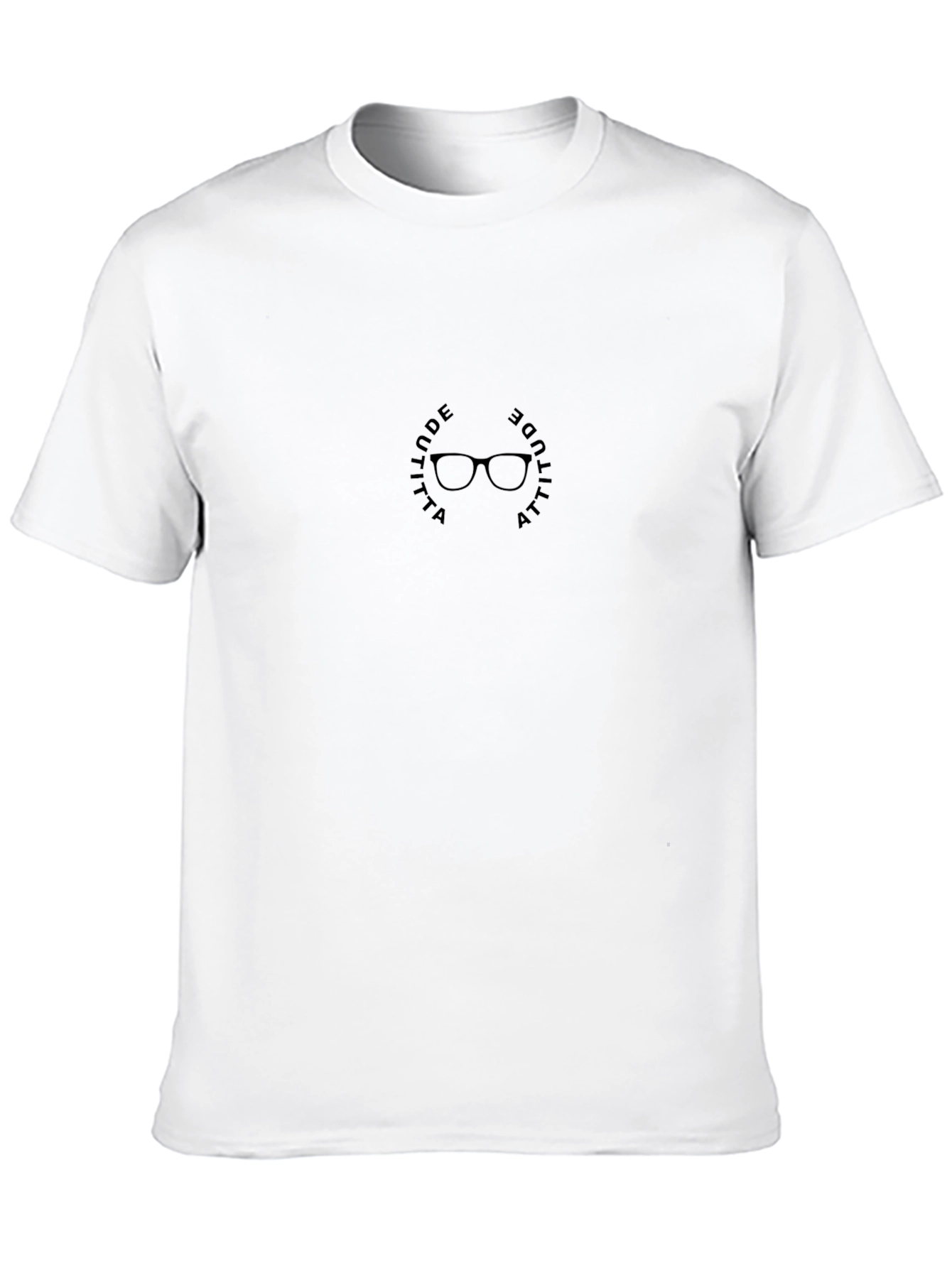 Camiseta Negra Attitude con Gafas