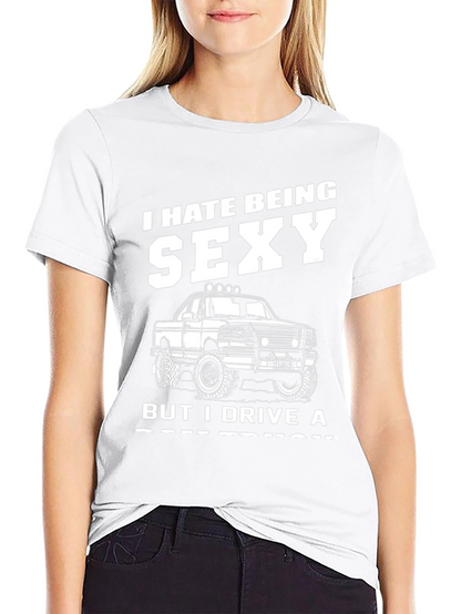 Camiseta Odio Ser Sexy con Camioneta Off-Road