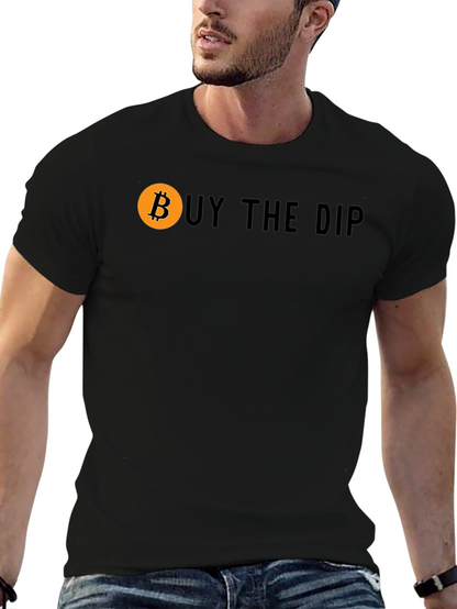 Camiseta Negra Buy The Dip Bitcoin