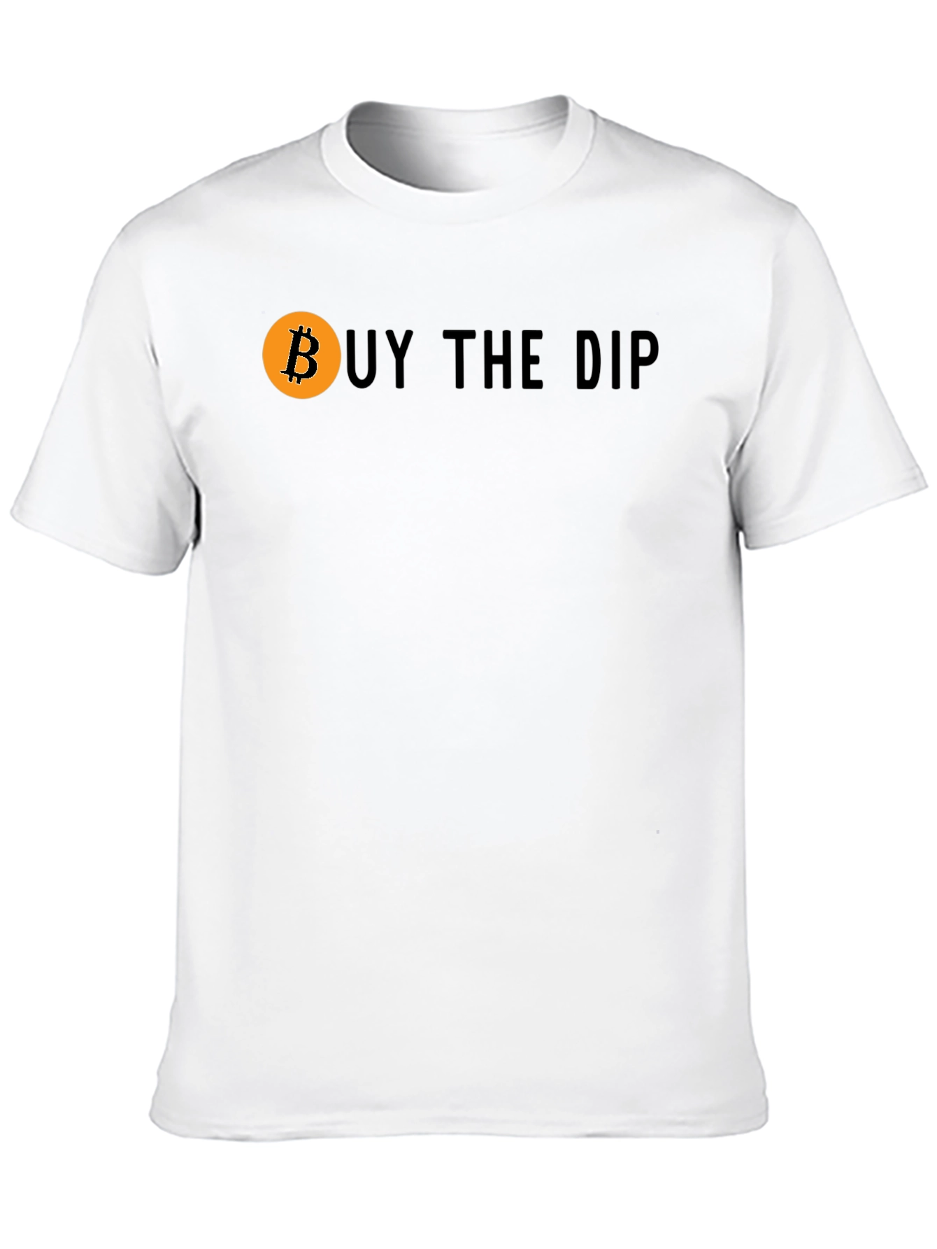Camiseta Negra Buy The Dip Bitcoin