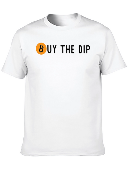 Camiseta Negra Buy The Dip Bitcoin