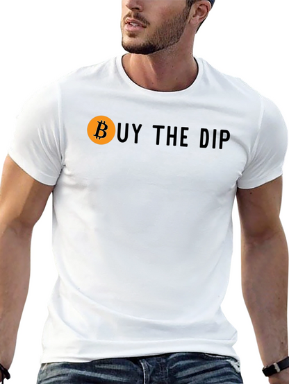 Camiseta Negra Buy The Dip Bitcoin