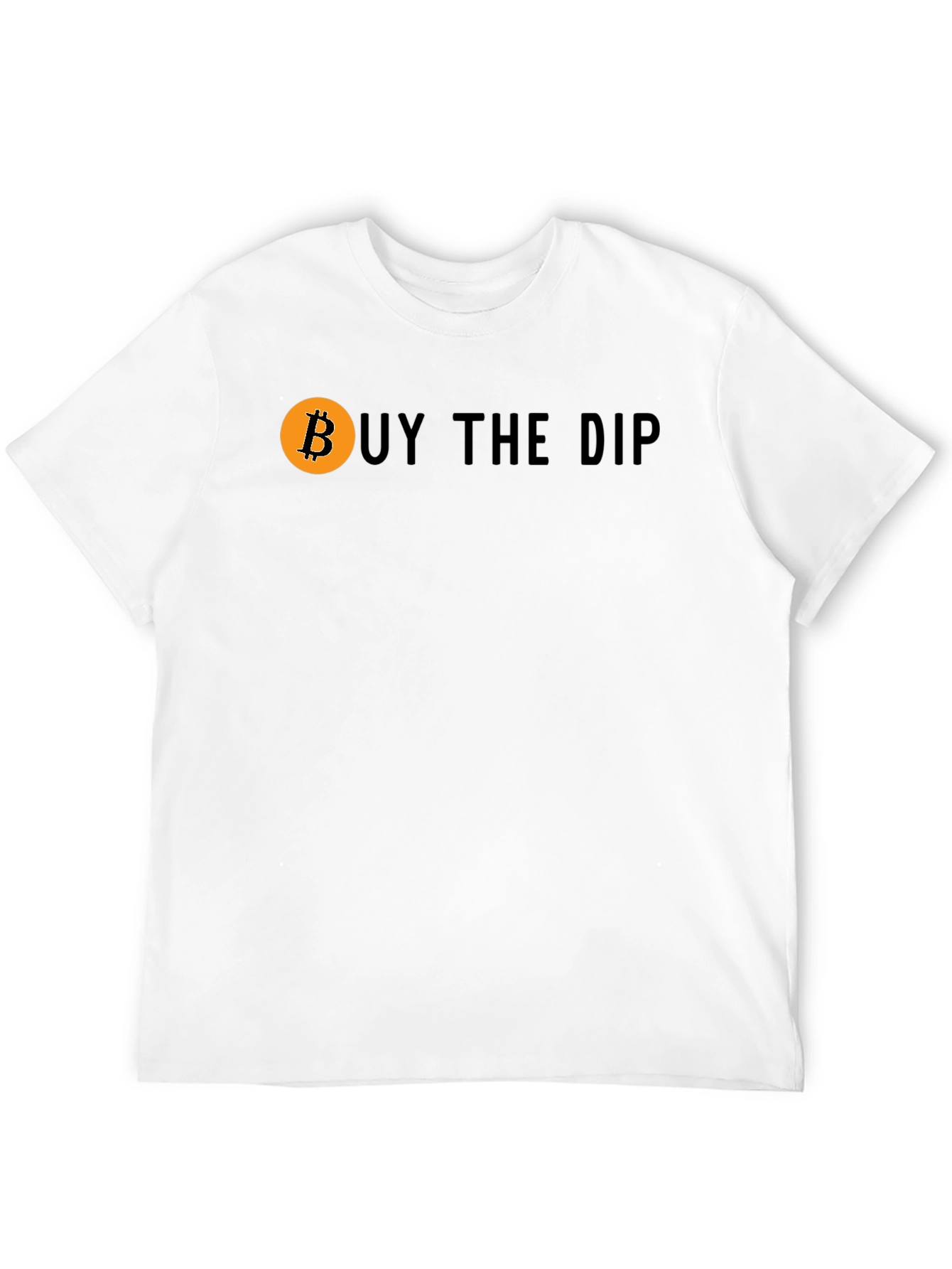 Camiseta Negra Buy The Dip Bitcoin