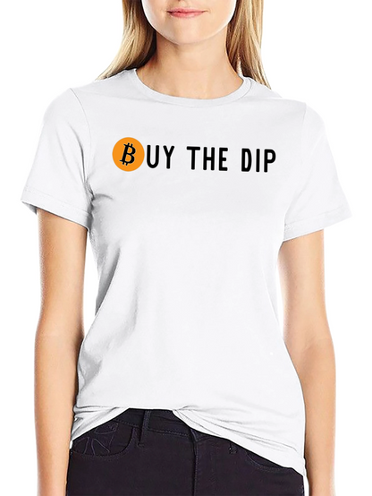 Camiseta Negra Buy The Dip Bitcoin