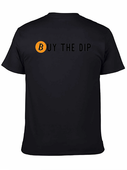 Camiseta Negra Buy The Dip Bitcoin