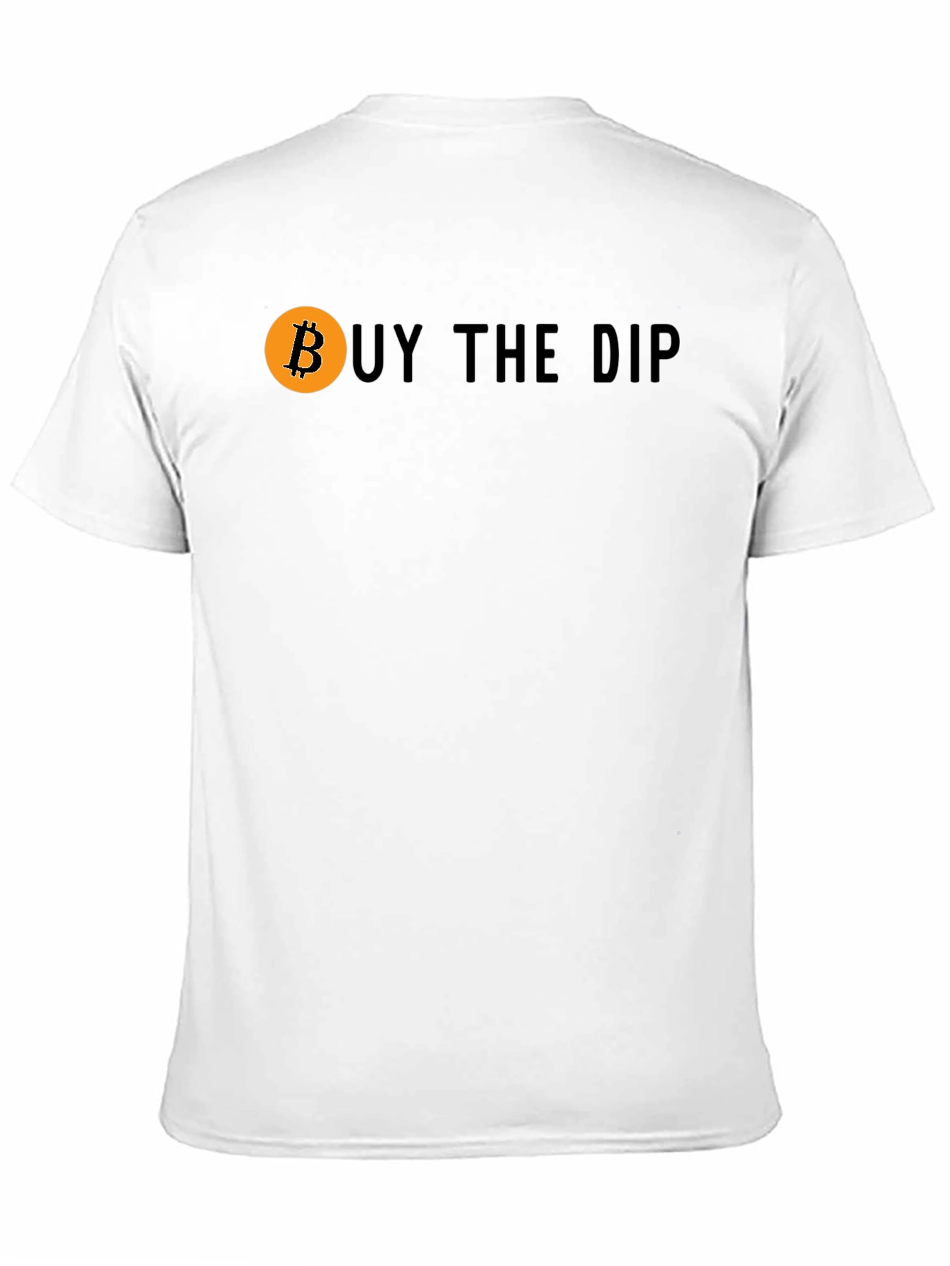 Camiseta Negra Buy The Dip Bitcoin