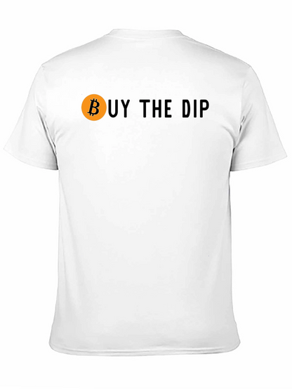 Camiseta Negra Buy The Dip Bitcoin