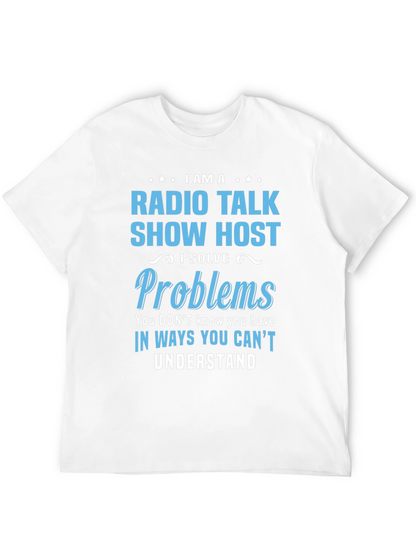 Camiseta Negra de Radio Talk Show Host