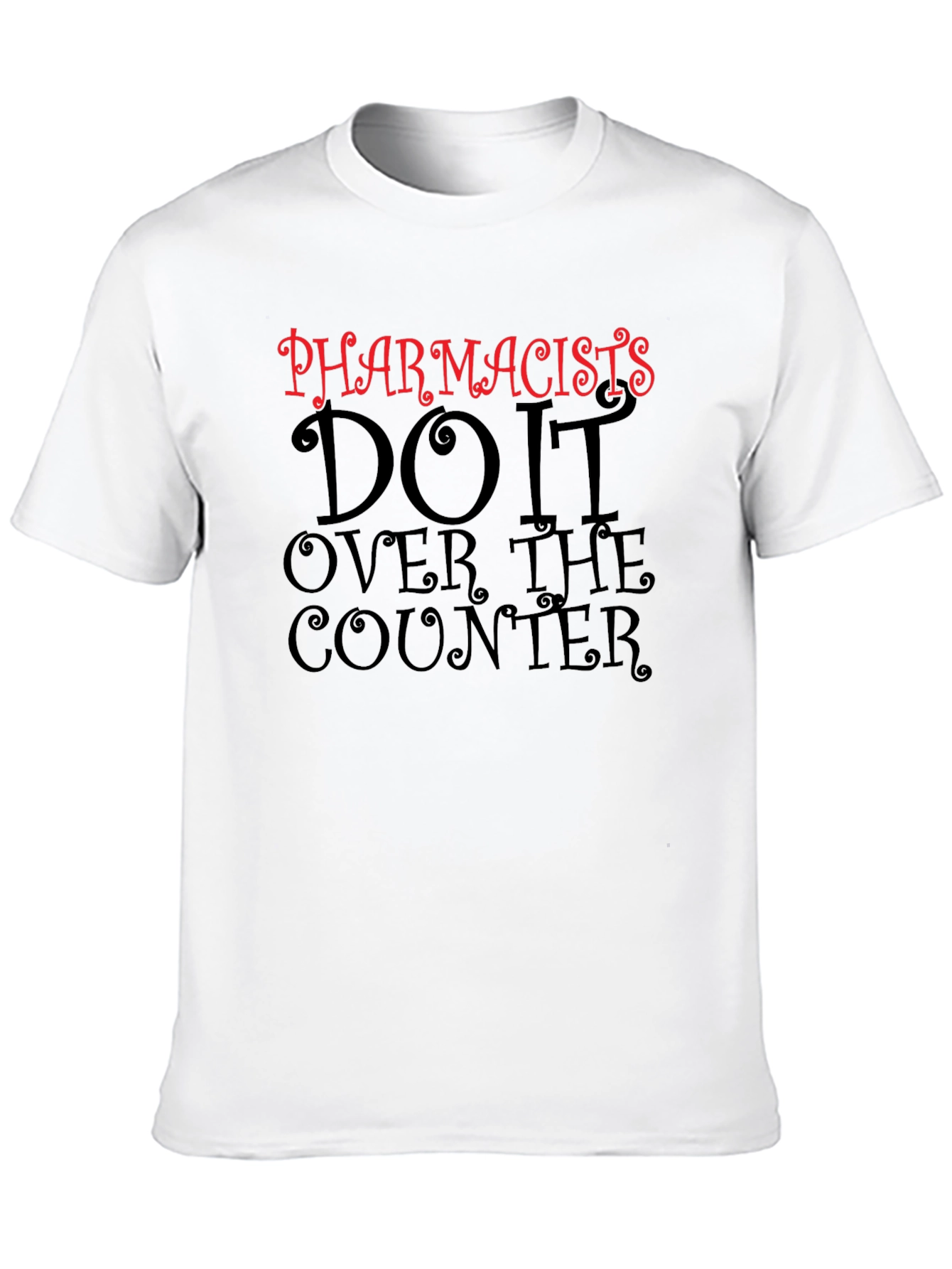 Camiseta Negra Pharmacists Do It Over The Counter