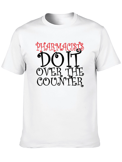 Camiseta Negra Pharmacists Do It Over The Counter