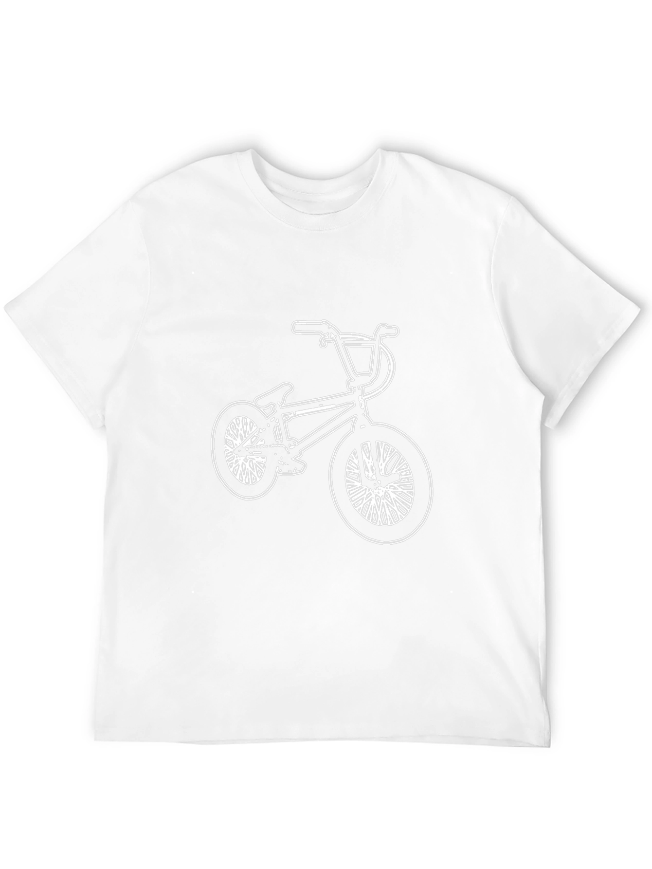 Camiseta Negra con Diseño de Bicicleta BMX