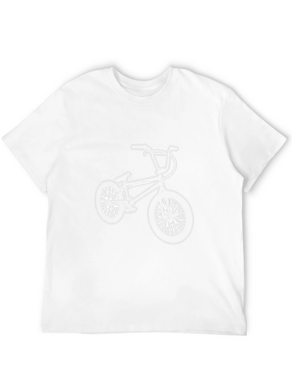Camiseta Negra con Diseño de Bicicleta BMX