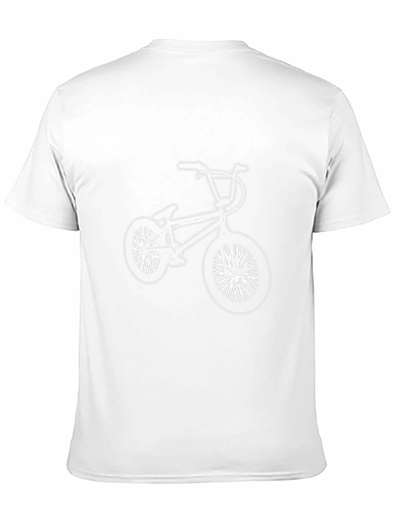Camiseta Negra con Diseño de Bicicleta BMX