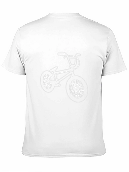 Camiseta Negra con Diseño de Bicicleta BMX