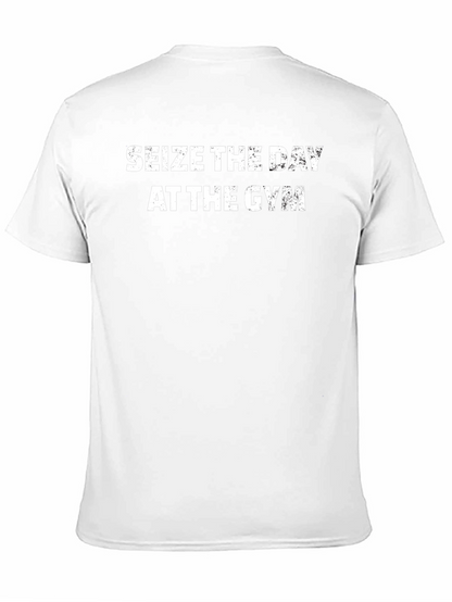 Camiseta Negra: ¡Aprovecha el Día en el Gimnasio!