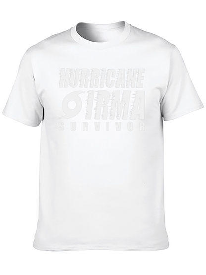 Camiseta Negro Huracán Irma Survivor