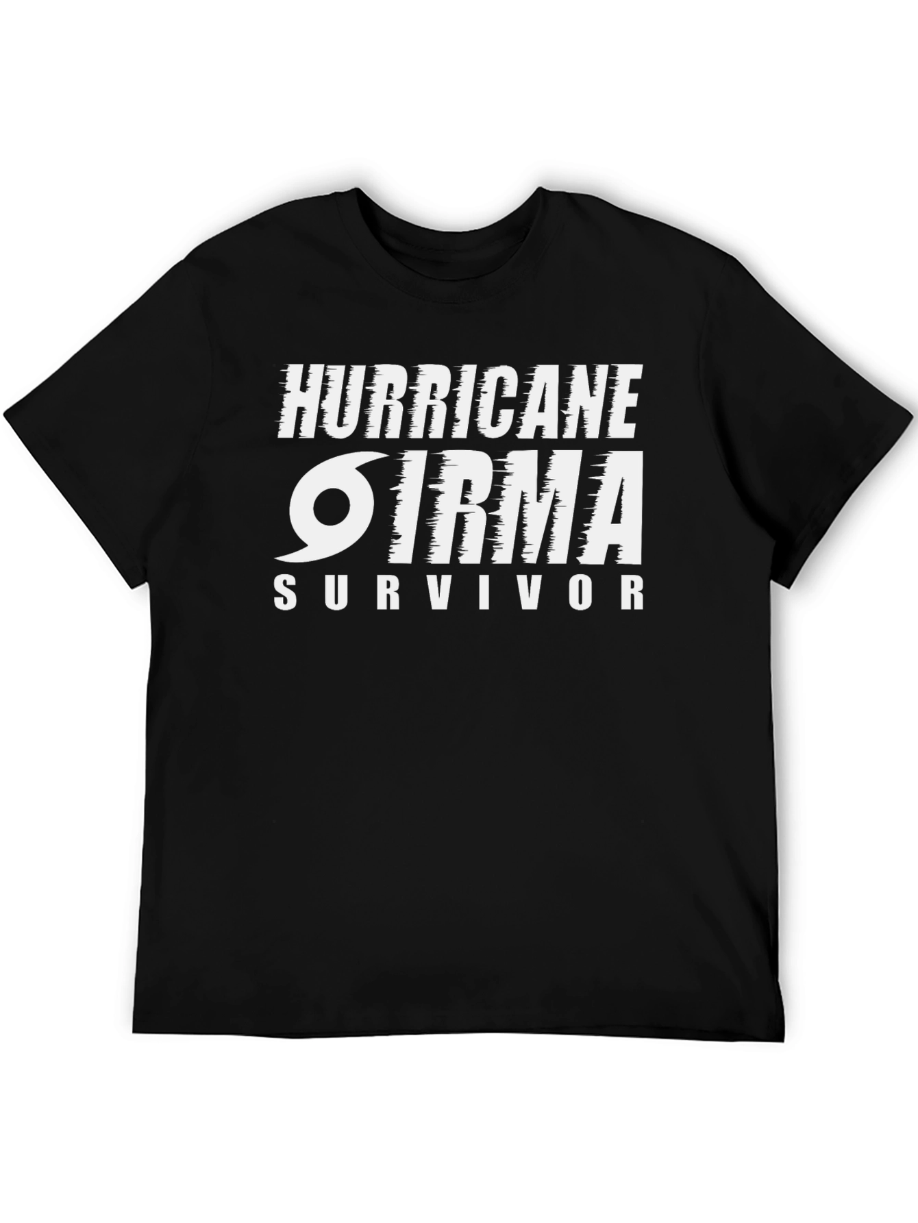 Camiseta Negro Huracán Irma Survivor