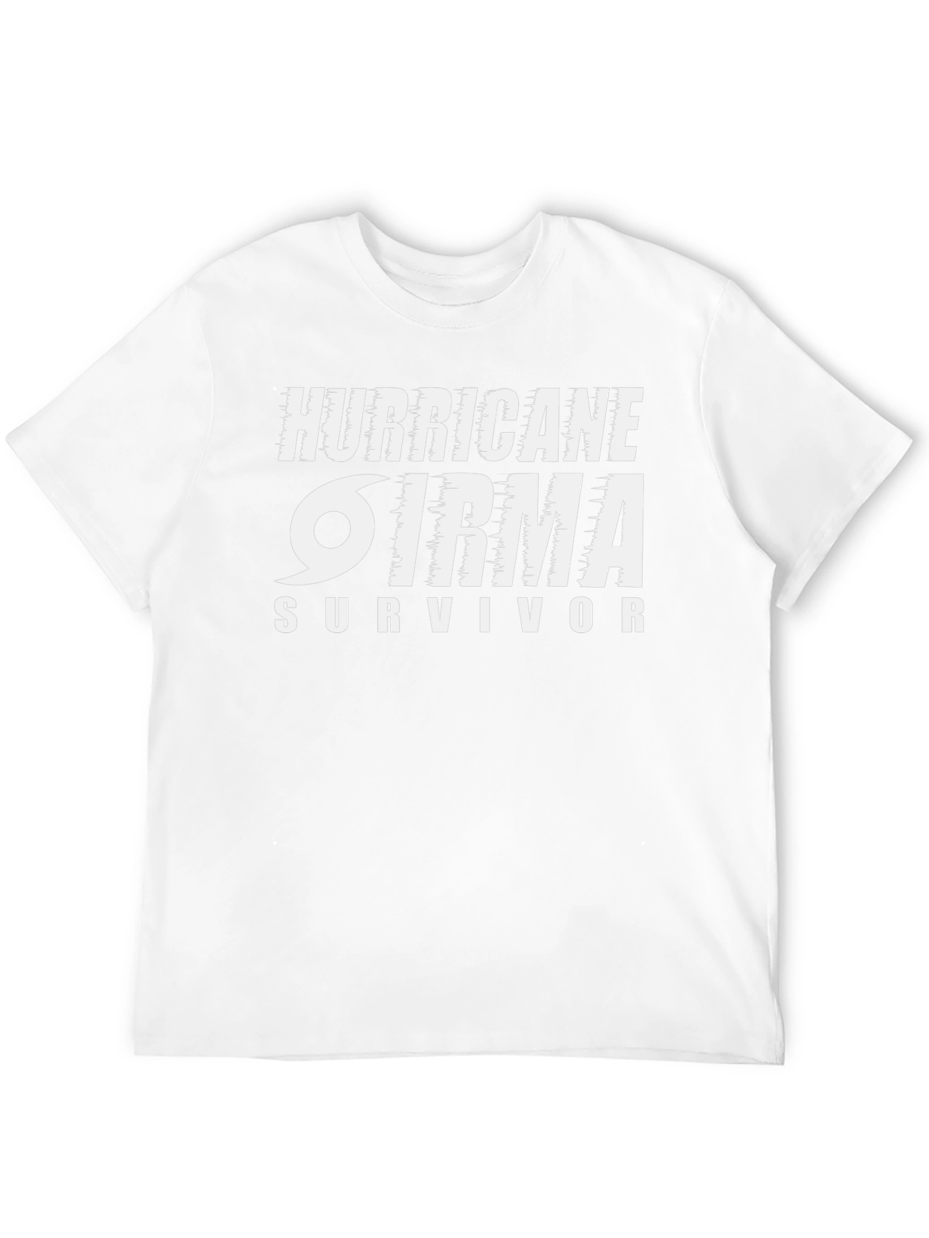 Camiseta Negro Huracán Irma Survivor