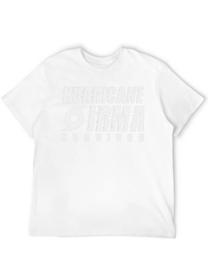 Camiseta Negro Huracán Irma Survivor