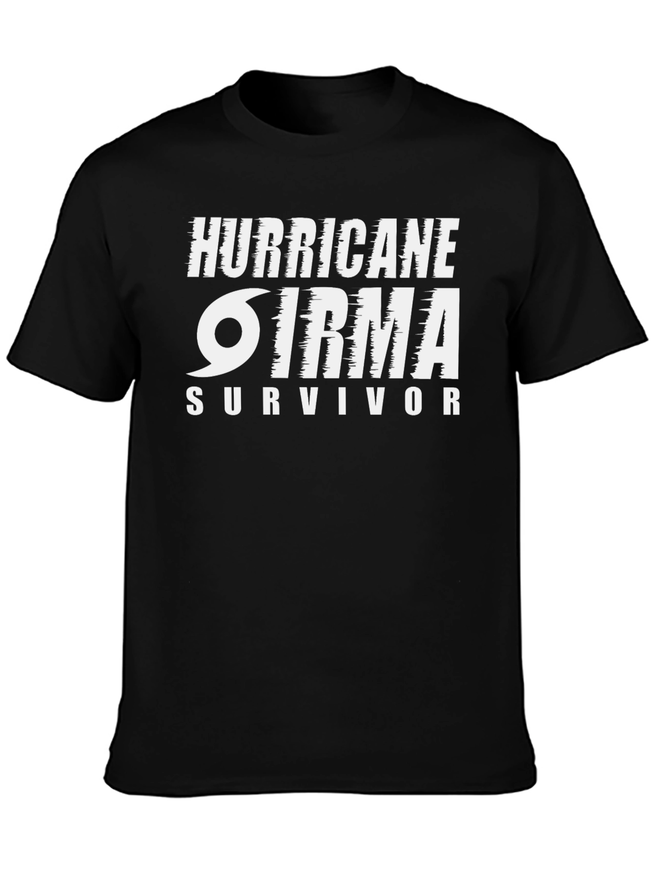 Camiseta Negro Huracán Irma Survivor