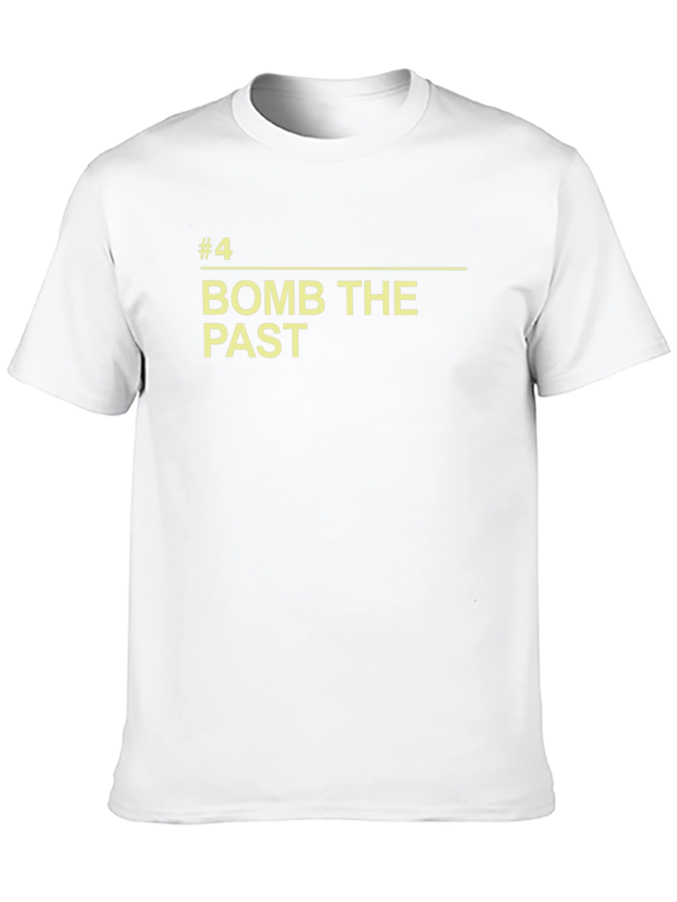 Camiseta Negra con Diseño Bomb The Past