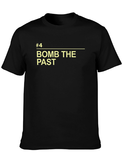 Camiseta Negra con Diseño Bomb The Past