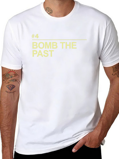 Camiseta Negra con Diseño Bomb The Past