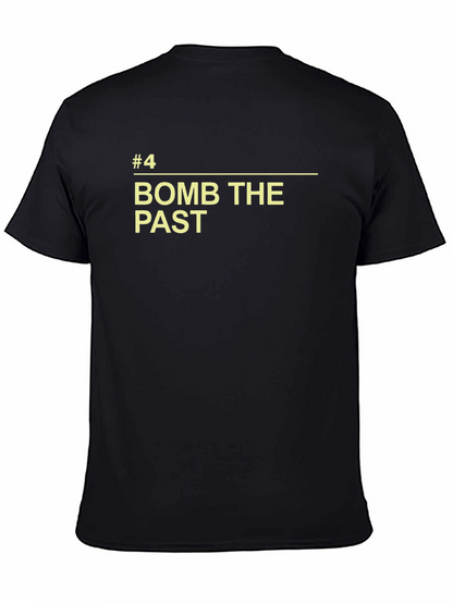 Camiseta Negra con Diseño Bomb The Past
