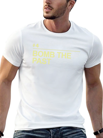 Camiseta Negra con Diseño Bomb The Past