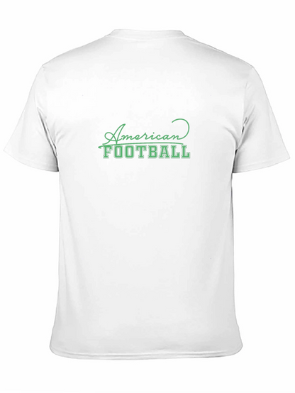 Camiseta Negra American Football Casual