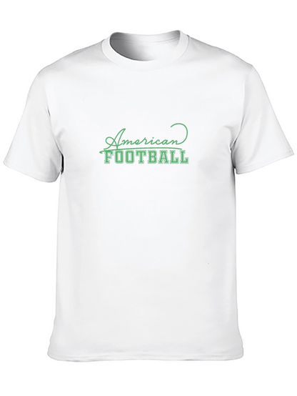 Camiseta Negra American Football Casual