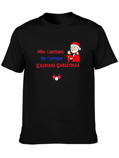 Camiseta Navideña Festiva: Meri Christmas