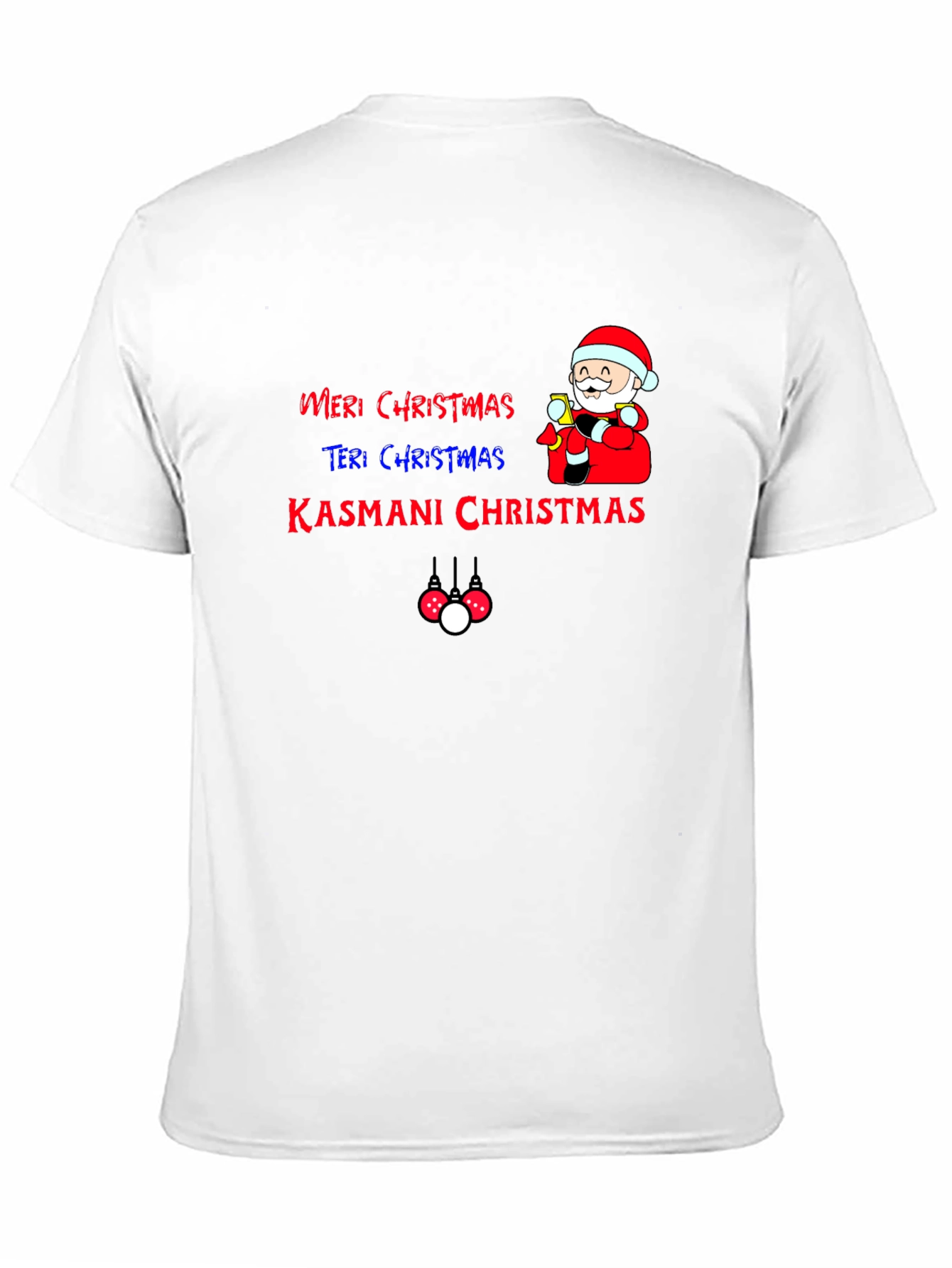Camiseta Navideña Festiva: Meri Christmas