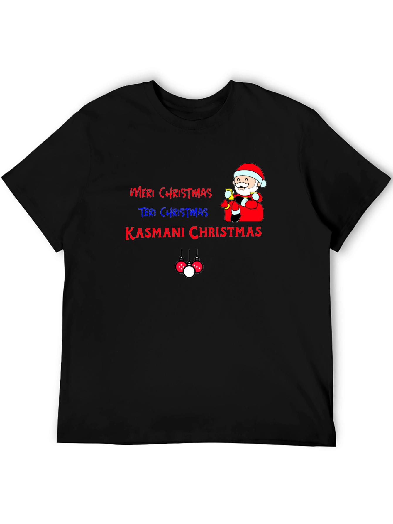 Camiseta Navideña Festiva: Meri Christmas