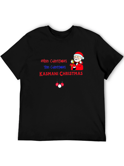 Camiseta Navideña Festiva: Meri Christmas